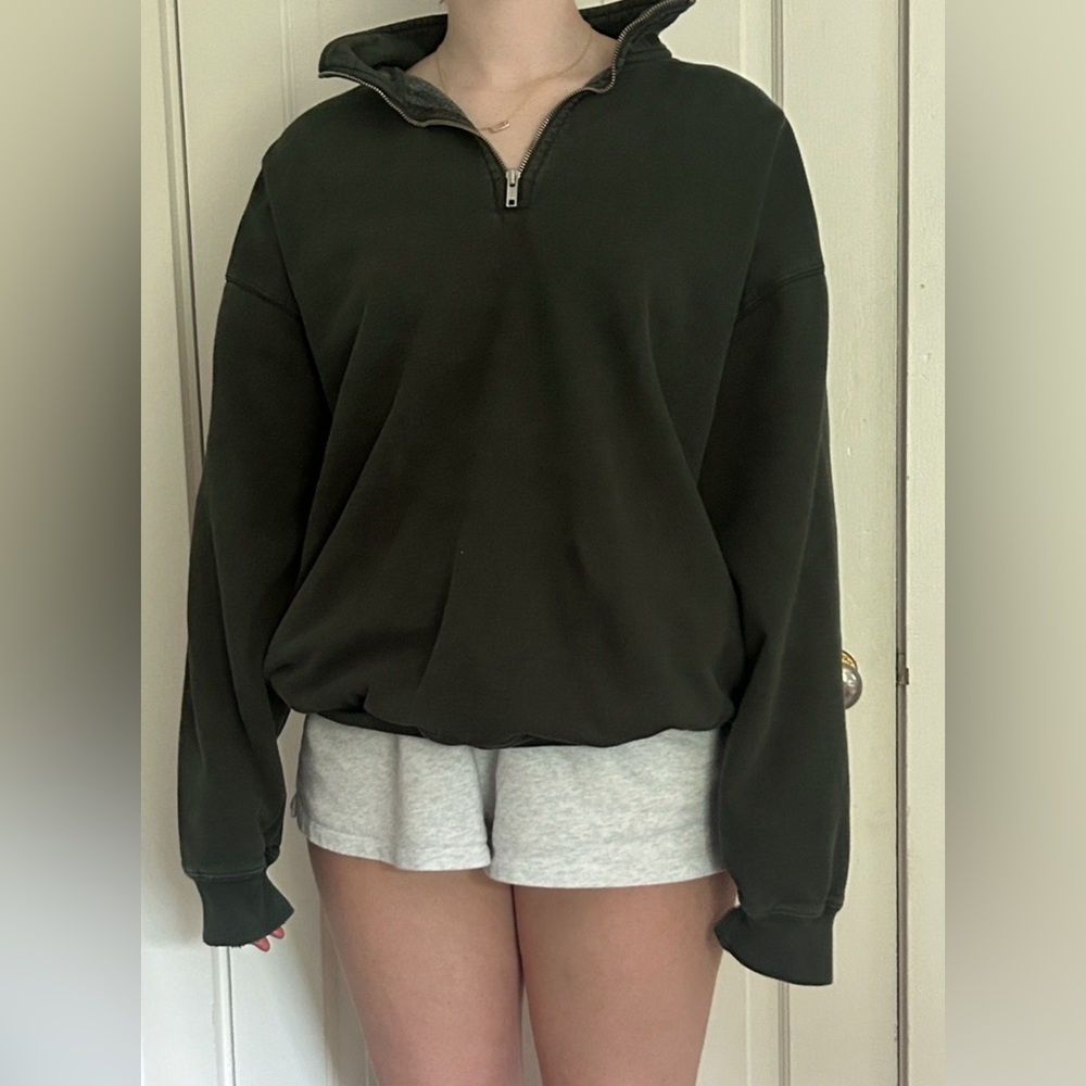 Green Crew Neck
